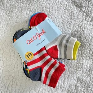 NWOT Boy Cat & Jack Ankle Socks